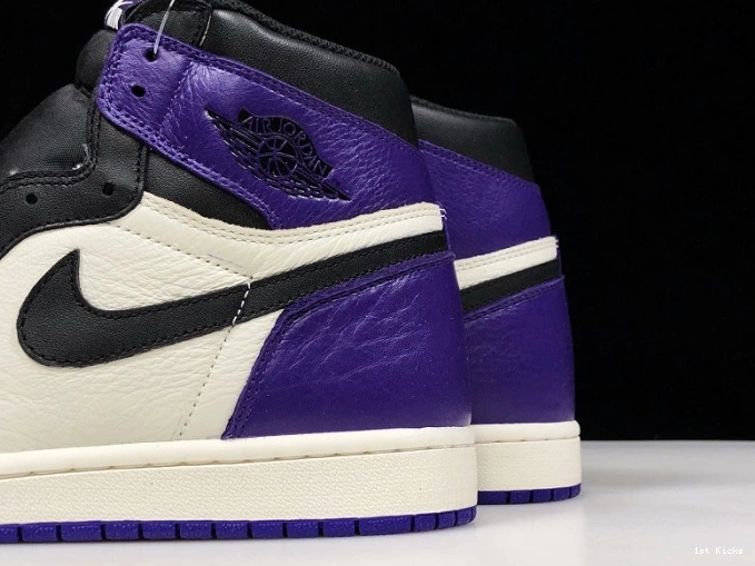 1st Kicks 1 Court Air Jordan Purple 555088-501 0708